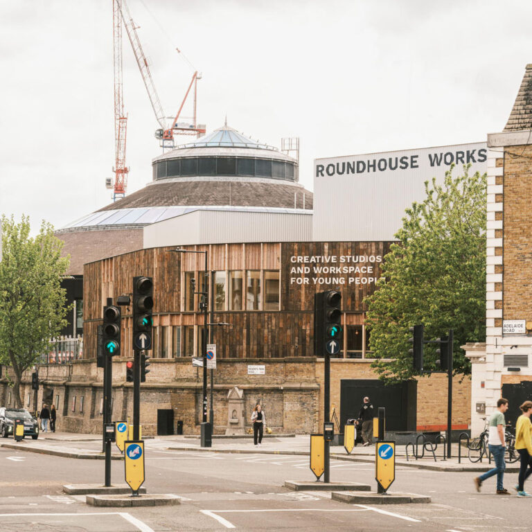 Photo of the new building on Chalk Farm Road and Regents Park Road